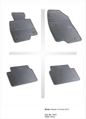 Covorase cauciuc compatibile MAZDA 3 model III 2013->
