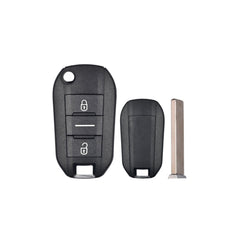 Carcasa telecomanda compatibila Peugeot / Citroen , cu lamela