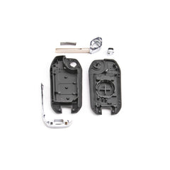 Carcasa telecomanda compatibila Peugeot / Citroen , cu lamela