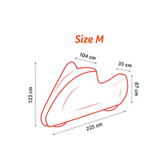 Prelata moto premium impermeabila marimea M