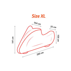 Prelata moto premium impermeabila marimea XL