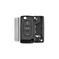 Carcasa telecomanda compatibila Peugeot / Citroen , cu lamela