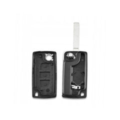 Carcasa telecomanda compatibila Peugeot / Citroen , cu lamela