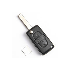 Carcasa telecomanda compatibila Peugeot, cu lamela