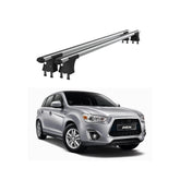 Set bare transversale aluminiu cu prindere in puncte fixe compatibile Mitsubishi ASX I 2010-2013 negre sau argintii