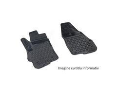Covorase cauciuc stil tavita compatibile Smart Fortwo pentru fata 2014-2020