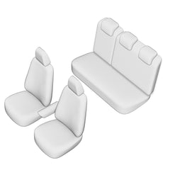 SET HUSE SCAUN UMBRELLA PENTRU DACIA DUSTER 2018-2021 (CU COTIERA SOFER. BANCHETA FRACTIONATA) CU TETIERE SPATE IN FORMA DE L