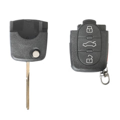 Carcasa telecomanda compatibila AUDI A3 / A6 / A8, 3+1 BUTOANE, cu lamela