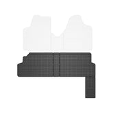 Covorase cauciuc compatibile PEUGEOT EXPERT II, Randul 2 de scaune, 2006-2016