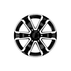 Set jante aliaj DY1226 KM 16x7 6x130 ET45 diamond cut compatibile autoutilitare Mercedes Sprinter, Volkswagen Crafter