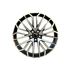 Set jante aliaj DY1648 KM 18x8 5x112 ET40 negru polish compatibile Audi, Volkswagen, Seat, Skoda, Cupra