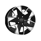 Set jante aliaj DY1846 KM 16x6.5 5x114.3 ET35 diamond cut compatibile Dacia Renault Nissan Toyota