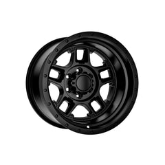 Set jante aliaj DY306 KM 16x10 6x139.7 ET-50 negru mat compatibile Ford, Toyota, Nissan, Mitsubishi