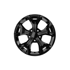 Set jante aliaj DY356 KM 16x7 5x114.3 ET40 negru lucios compatibile Dacia, Renault, Nissan, Toyota, Mazda, etc