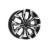 Set jante aliaj DY666 KM 16x6.5 4x100 ET35 negru polish compatibile Dacia, Renault, Opel, Nissan