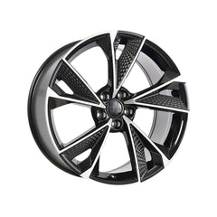 Set jante aliaj DY807 KM 17x7.5 5x120 ET35 diamond cut compatibile Volkswagen Transporter T5 T6 T7 Amarok Touareg R5