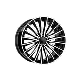 Set jante aliaj DY987 KM 17x7.5 5x112 ET35 negru polish compatibile Mercedes, Volkswagen, Audi, Seat, Skoda, Cupra