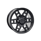 Set jante aliaj PDW 4x4 17x8 6x139.7 ET0 negru semi mat compatibile Ford Ranger, Toyota Land Cruiser, Toyota Hilux, Nissan, Mitsubishi