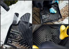 Covorase cauciuc stil tavita premium, compatibile Audi A4 B8 Sedan/ Combi, 2008-2015