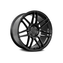 Set jante aliaj in doua latimi PDW 19x9 fata 19x10 spate 5x120 ET15 ET36 negru lucios compatibile BMW