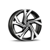 Set jante aliaj AGT 17x7 ET35 4x100 diamond cut compatibile Dacia Renault Opel Nissan