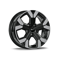 Set Jante AGT 17x6.5 ET40 5x114.3 diamond cut compatibile Dacia Renault Nissan Toyota