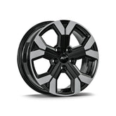 Set jante aliaj AGT 17x6.5 ET32 5x114.3 diamond cut compatibile Dacia Renault Nissan Toyota