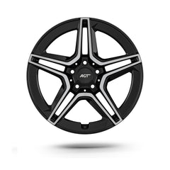 Set jante aliaj AGT 17x7.5 ET38 5x112 diamond cut compatibile Mercedes Volkswagen Audi Seat Skoda Cupra