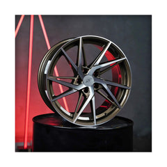 Set jante aliaj AGT 18x8 ET35 5x112 bronz polish mat compatibile Audi BMW Volkswagen Mercedes Skoda Seat