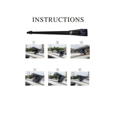 SET bare portbagaj universale din aluminiu cu cheie 120cm