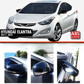 Capace oglinda tip BATMAN compatibile Hyundai Accent Blue 2011-2018 cu semnalizare in oglinda