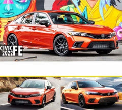 Capace oglinda tip BATMAN compatibile Honda Civic FE 2022->