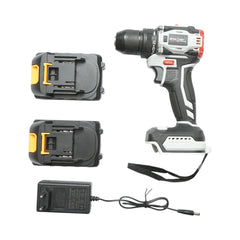 Trusa masina de insurubat si gaurit fara perii cu 2 baterii litiu 21V/1.5Ah, cuplu 40Nm, mandrina 10mm, turatie 1350rpm Breckner Germany