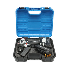 Trusa masina de insurubat si gaurit fara perii cu 2 baterii litiu 21V/1.5Ah, cuplu 40Nm, mandrina 10mm, turatie 1350rpm Breckner Germany