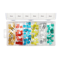 Trusa sigurante electrice auto plate mini 120 piese