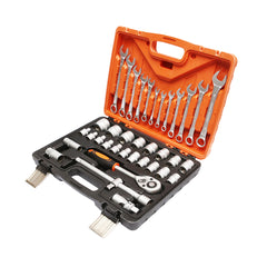 Trusa chei combinate si tubulare 37 piese Breckner Germany