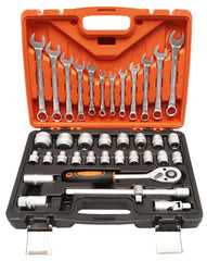 Trusa chei combinate si tubulare 37 piese Breckner Germany