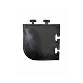 Colt pardoseala modulara PVC pentru garaj negru 100 x 100 x 6 mm