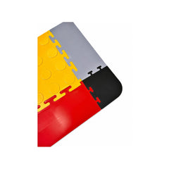 Colt pardoseala modulara PVC pentru garaj gri 100 x 100 x 6 mm
