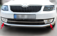 Ornament cromat pentru proiectoare SKODA OCTAVIA III 2013-2016