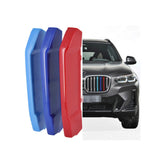 Set ornamente dungi grila fata auto compatibile BMW X3 G01 LCI 2021-2024