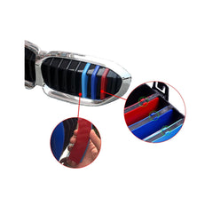 Set ornamente dungi grila fata auto compatibile BMW Seria 3 G20 G21 G28 LCI 2022-prezent
