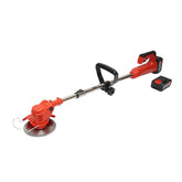 Motocoasa electrica 850W extensibila, 2 baterii litiu 21V/3000 mAh, viteza 18000 rot/min accesorii incluse