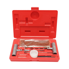 Trusa vulcanizare anvelope tubeless la rece cu snur 200mm, ac insertie, ac spirala, lubrifiant, cutter, chei imbus 32 piese X-TRA SEAL