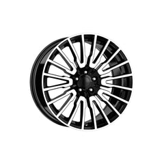 Set jante aliaj in doua latimi DY1050 KM 20x8.5 20x9.5 5x120 compatibile BMW 5x120 negru diamond cut