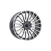 Jante in doua latimi DY1050 KM 20x8.5 20x9.5 5x112 compatibile BMW gri antracit diamond cut