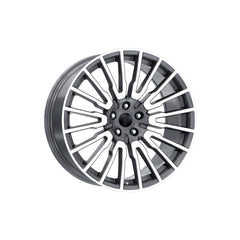 Set jante aliaj in doua latimi DY1050 KM 20x8.5 20x9.5 5x112 compatibile BMW gri antracit diamond cut