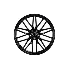 Set jante aliaj in doua latimi DY1155 KM 21x9.5 21x10 5x112 negre lucios compatibile Porsche Macan