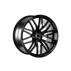 Set jante aliaj in doua latimi DY1155 KM 21x9.5 21x10 5x112 negre lucios compatibile Porsche Macan