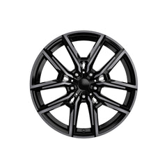 Set jante aliaj in doua latimi DY1249 KM 19x8.5 19x9 5x120 compatibile BMW 5x120 fumuriu diamond cut